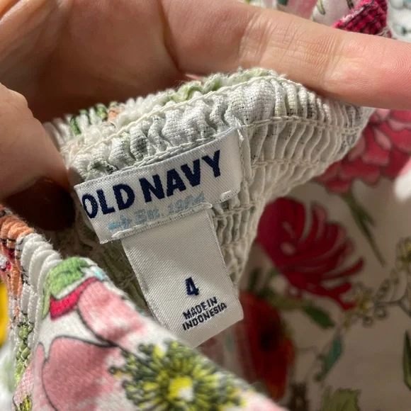 Old Navy Floral Strapless Dress 4 Women’s - Picture 3 of 7